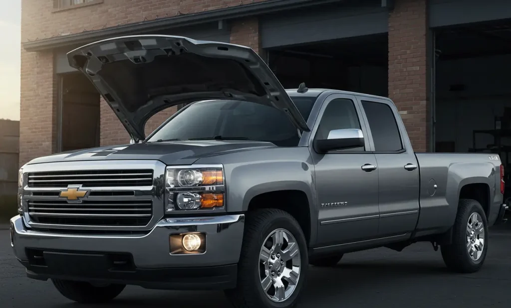2018 silverado car with bonut open